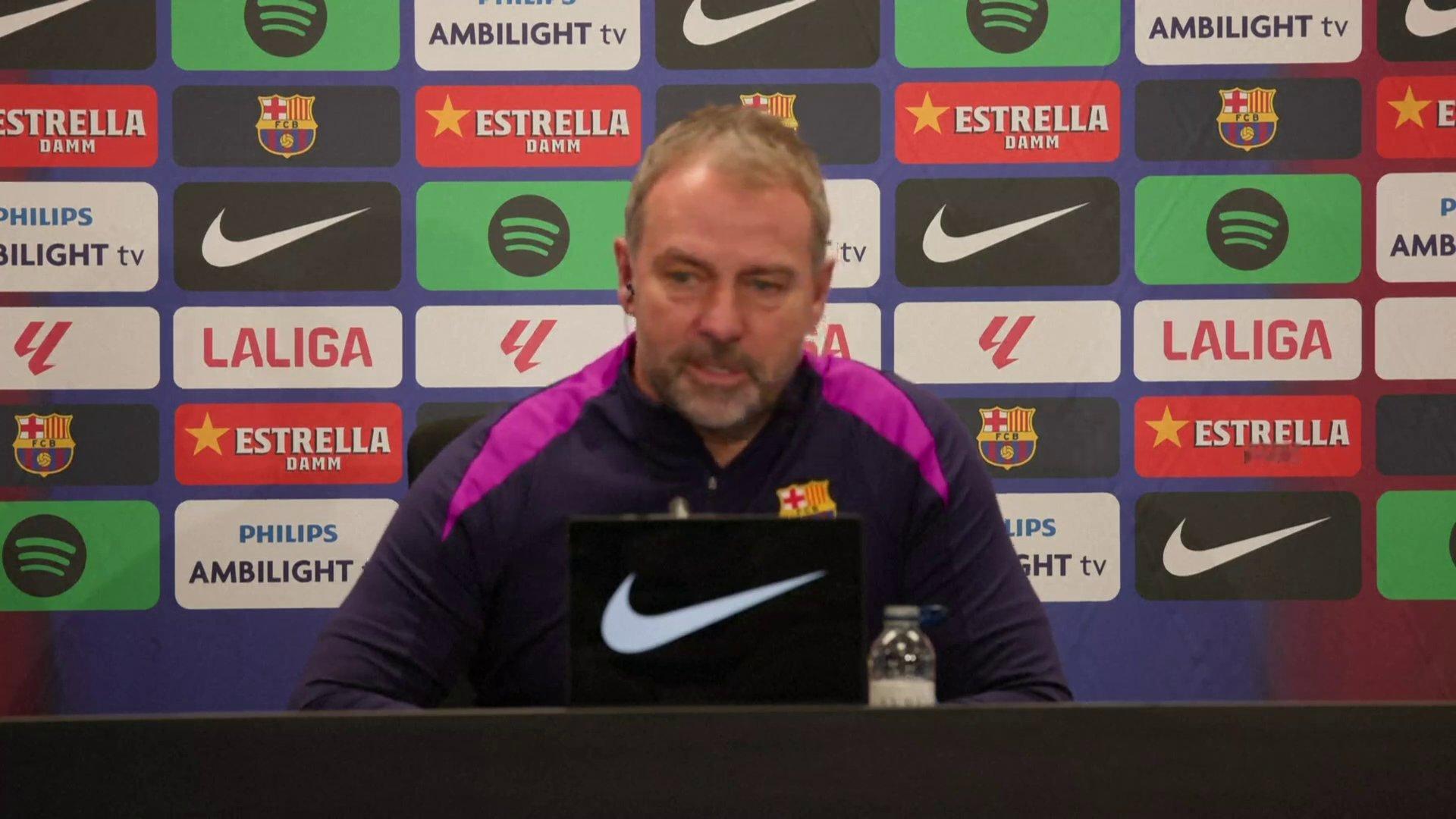 问：德容？ 弗里克：对我来说，球队拥有控制权和稳定性是件好事。 在最近的比赛中，