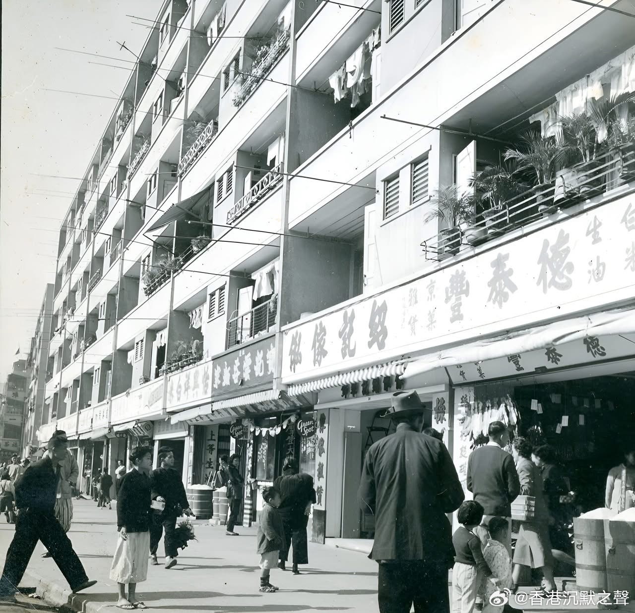 1950年代紅磡村 (網絡圖片)香港