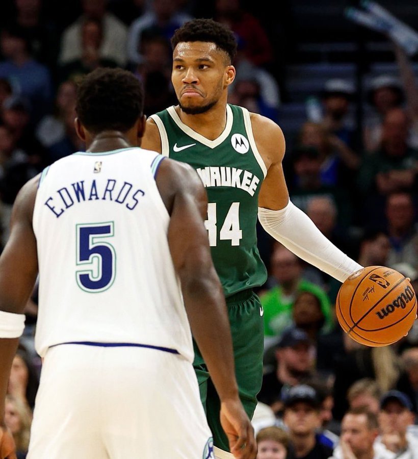 文霍斯特说，字母哥对和爱德华兹一起打球有一定的兴趣问题是，明尼苏达也不算暖和的大