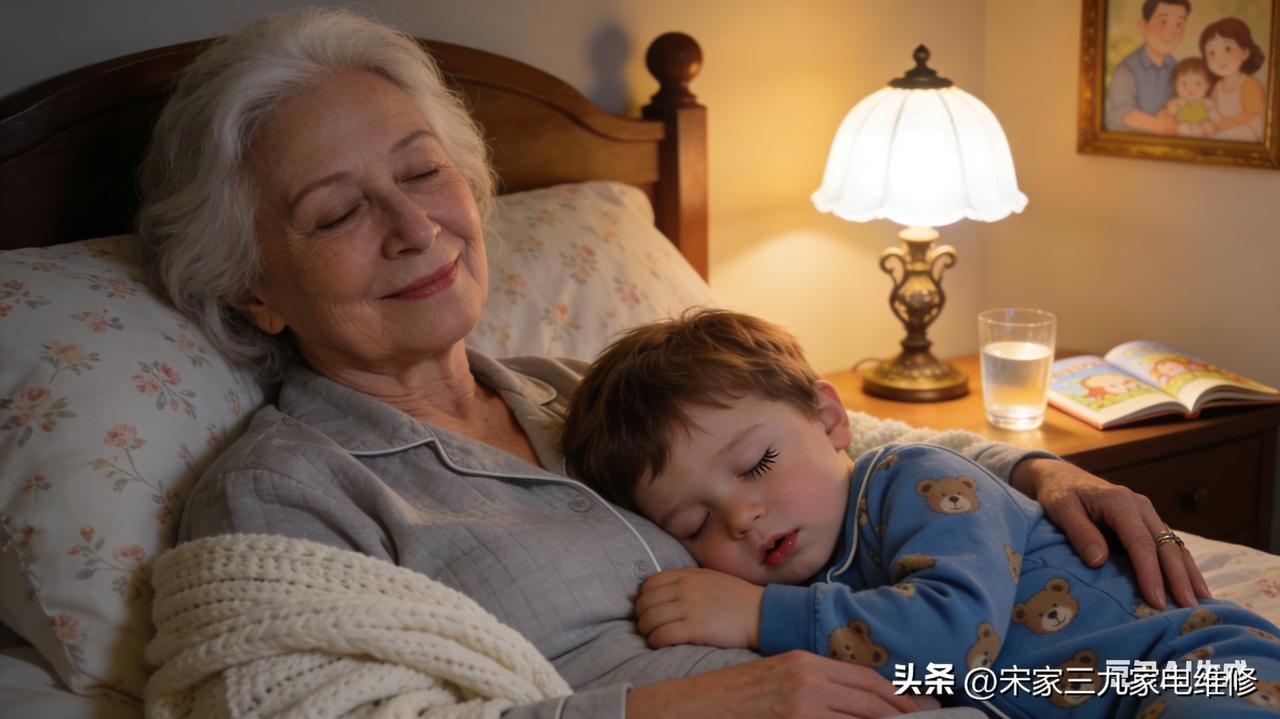 夜色漫过窗棂，给房间镀上一层柔和的墨色。我靠在床头，后背垫着软乎乎的靠枕，身旁的