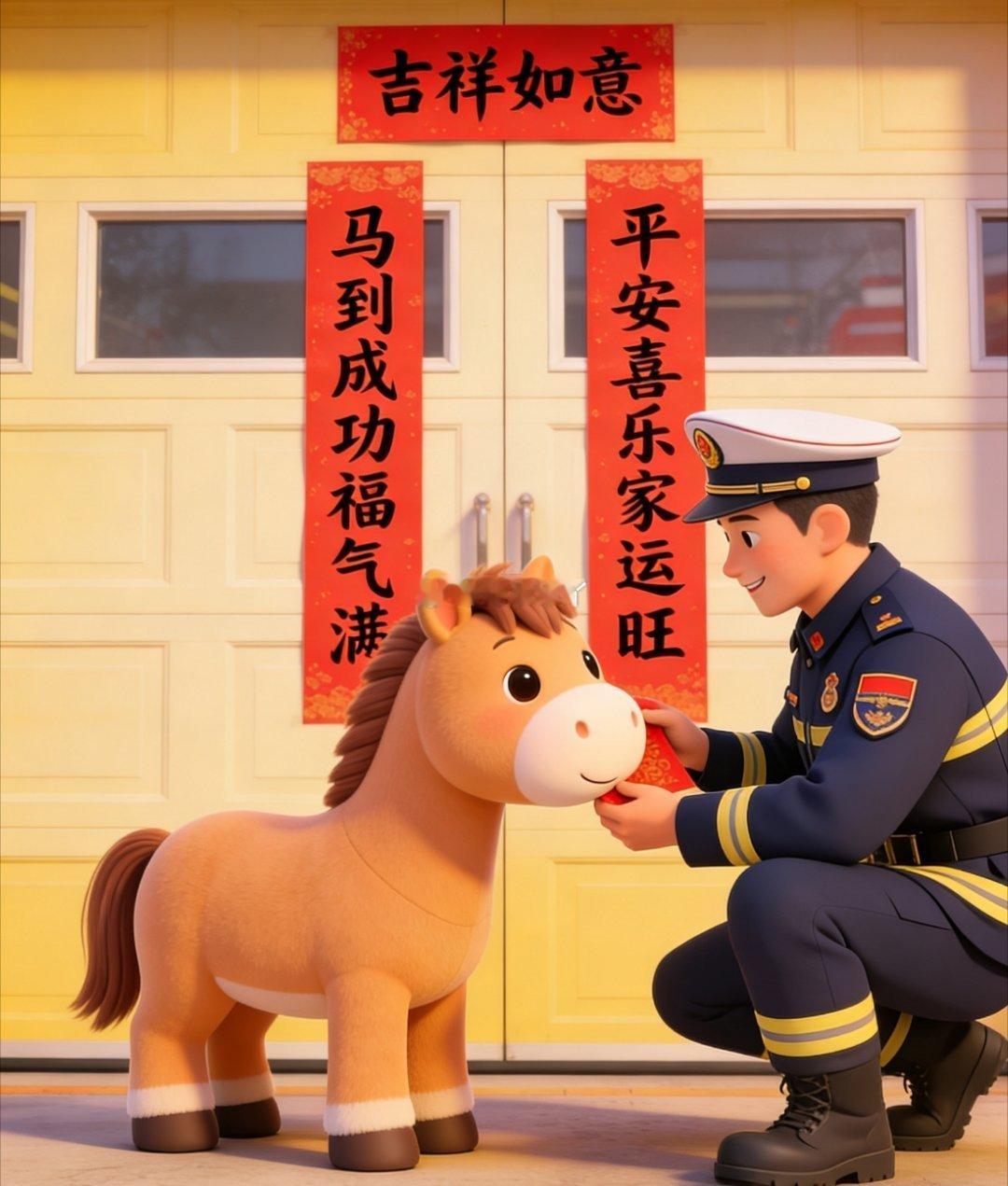 资资话消防 世界在看烟花，你们在看万家。致敬最美“守夜人”，马年平安！过年好