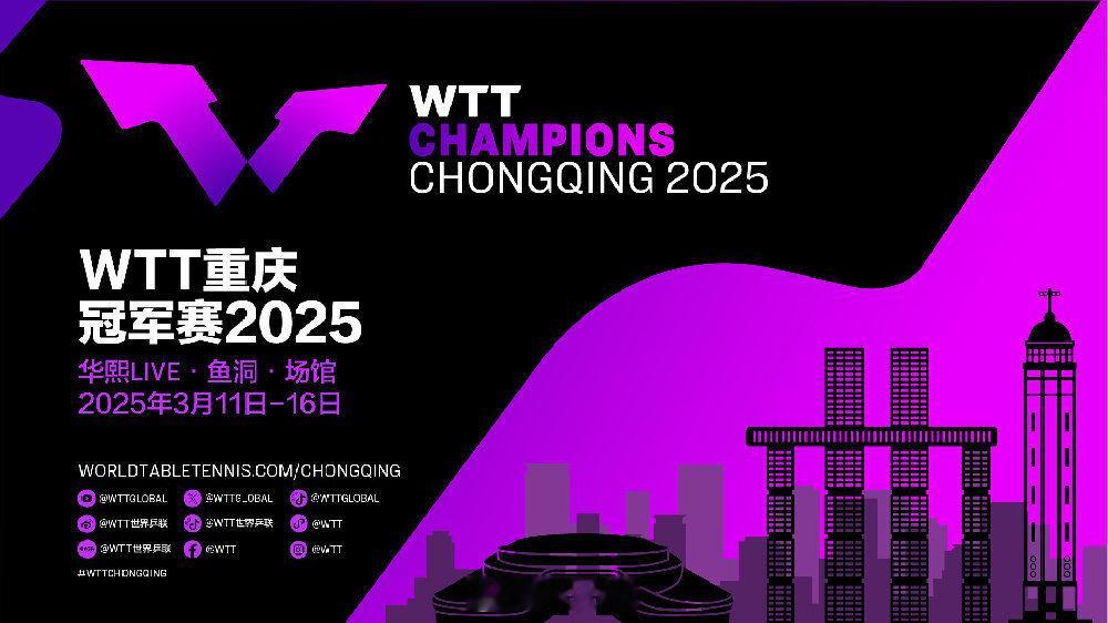 WTT呼吁尊重裁判判罚与选手表现  WTT重庆冠军赛2025将于3月11日至3月