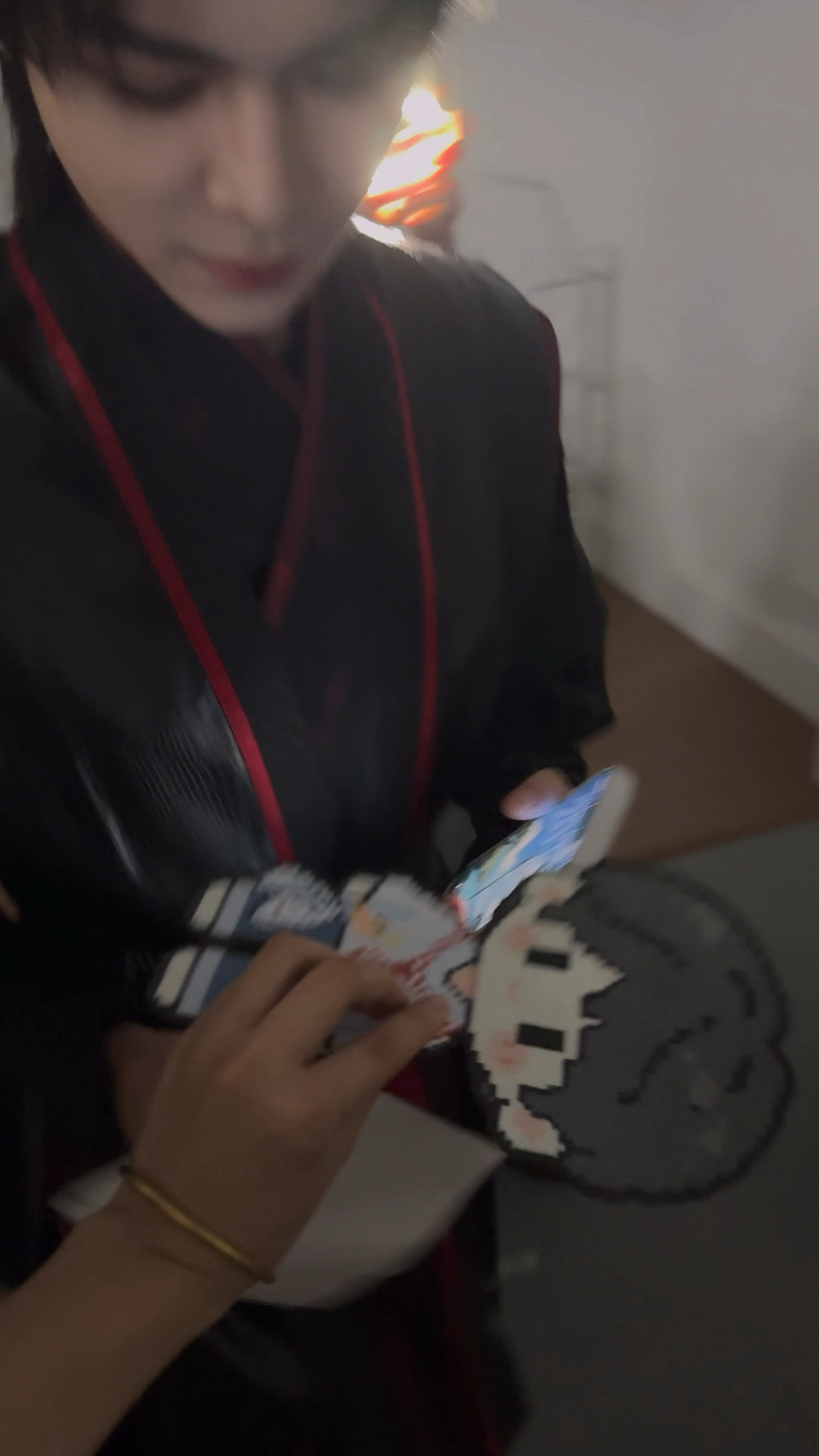 大宝在爸爸家要乖乖的～ 