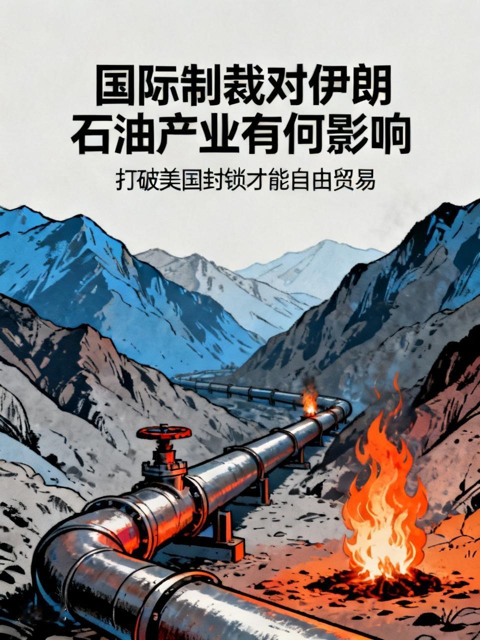 国际制裁对伊朗石油产业影响巨大，买家太少成了大难题。2026年初美国连续制裁，伊