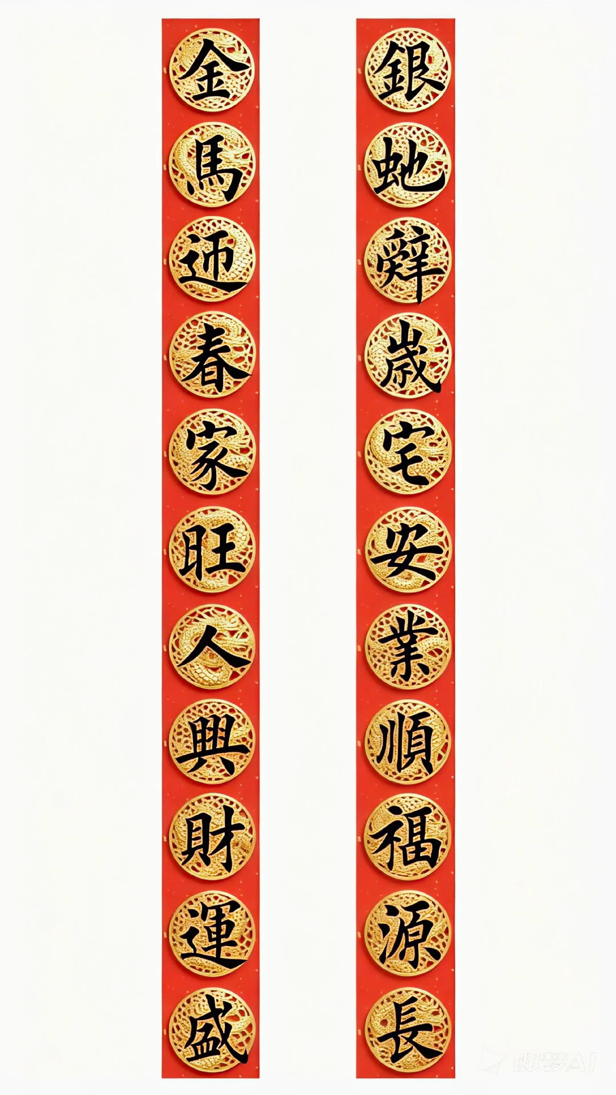 2026马年对联系列。