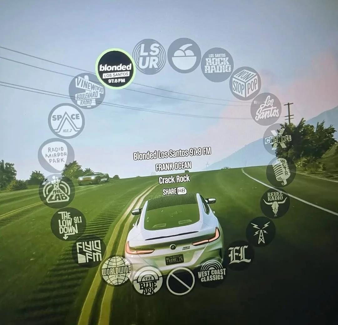 Blonded 97.8FM Los Santos ——Frank Ocean 