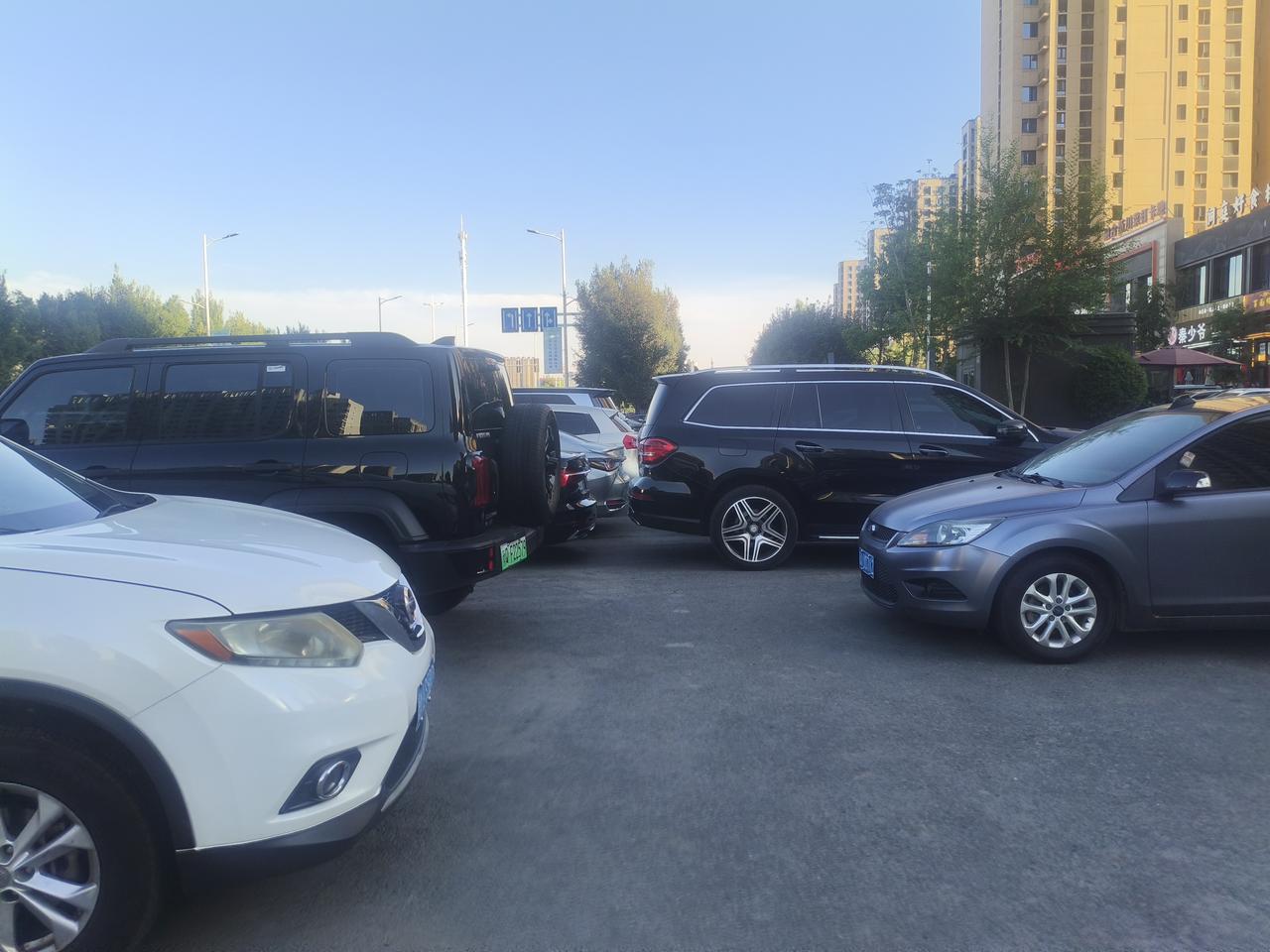 水磨沟区交警队，麻烦你们每天移步到会展片区会展南路小洞庭餐厅门口人行道来看看，这