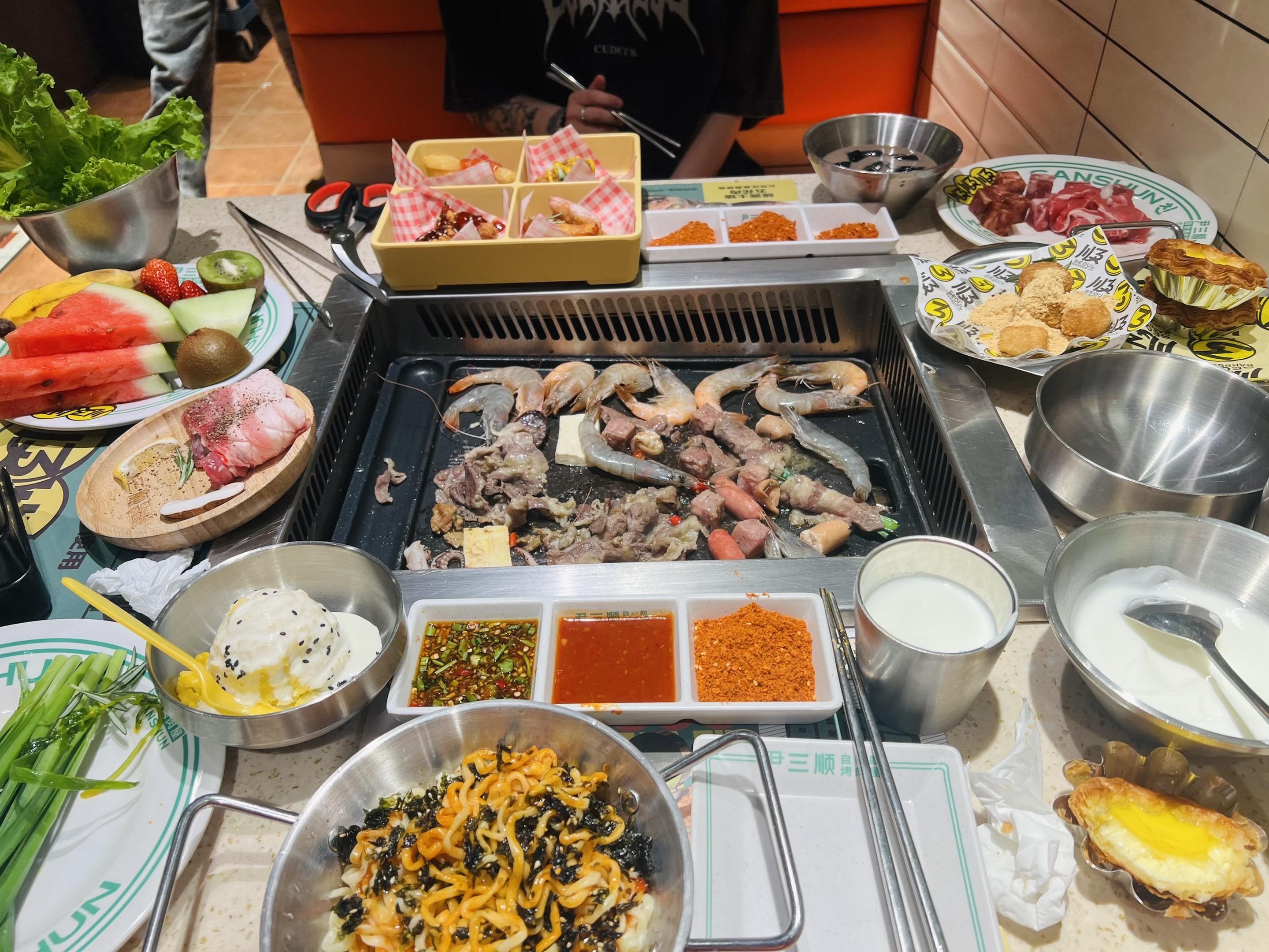 好想和你吃好多好多烤肉