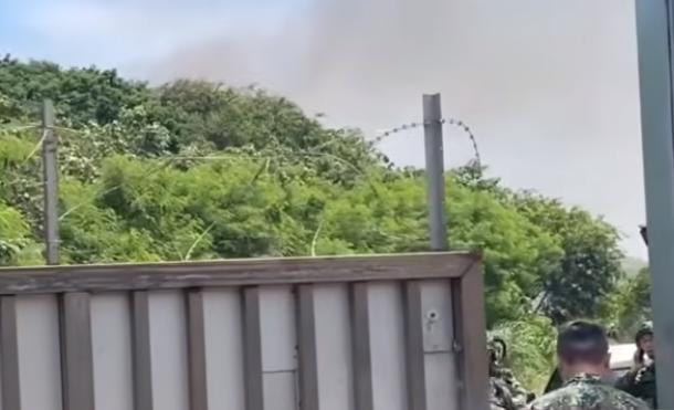 快讯／台军基地传爆炸声！油库火警黑烟窜天　3人受伤

台军新竹空军基地惊传爆炸火