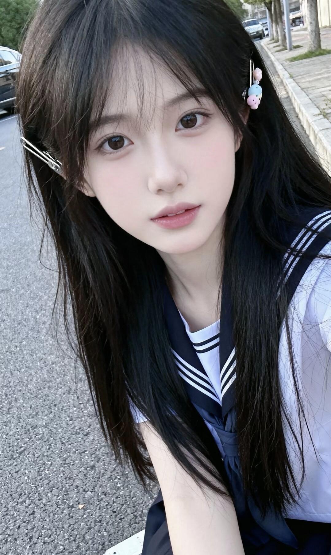 清新校园风，元气满满的一天！🌞💕