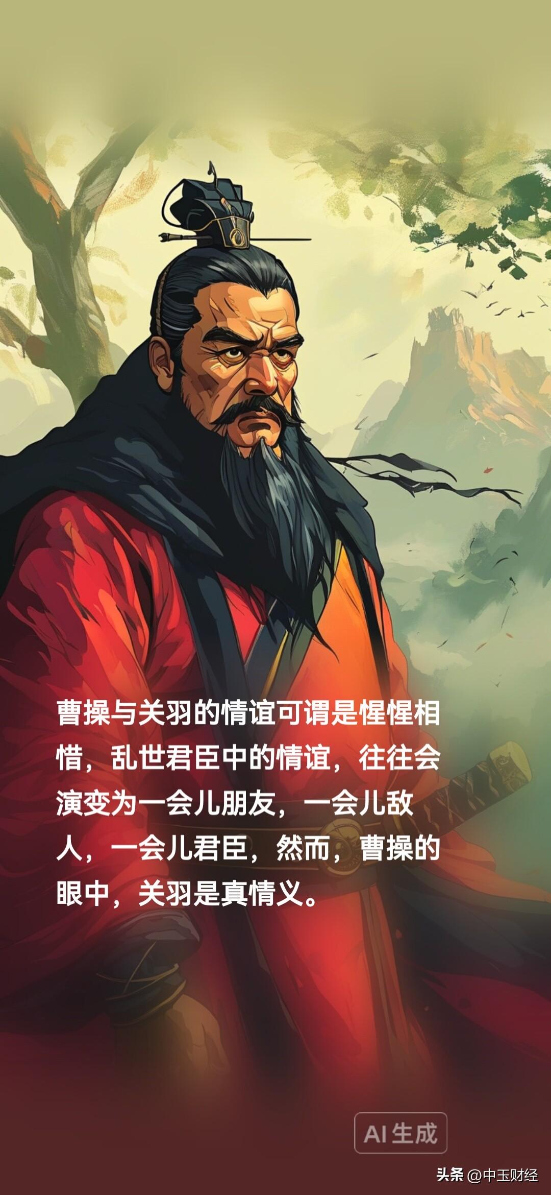 工作中应多研习历史，且看三国时期，魏国的“董事长”乃是曹操。他既能视关羽为朋友，