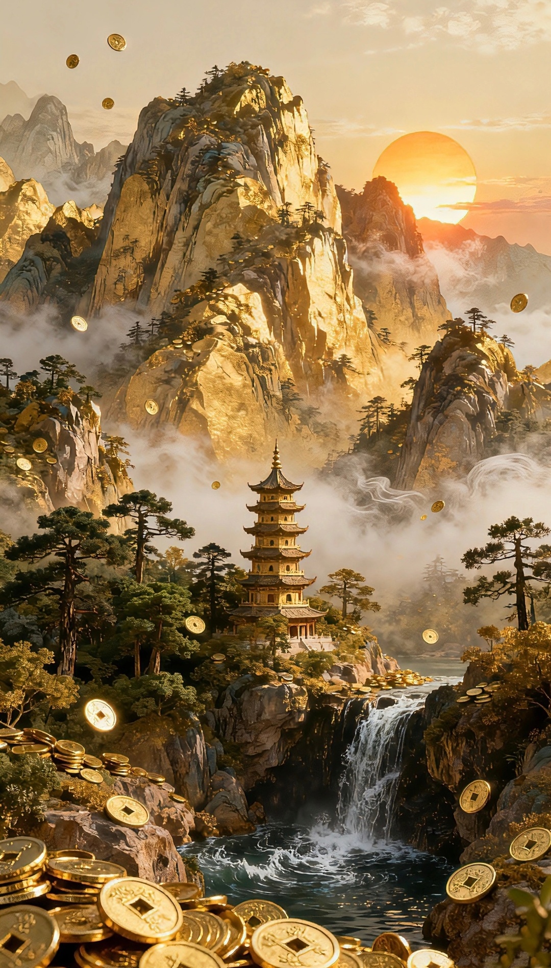 “ 转 · 秋水迎财 … ” 