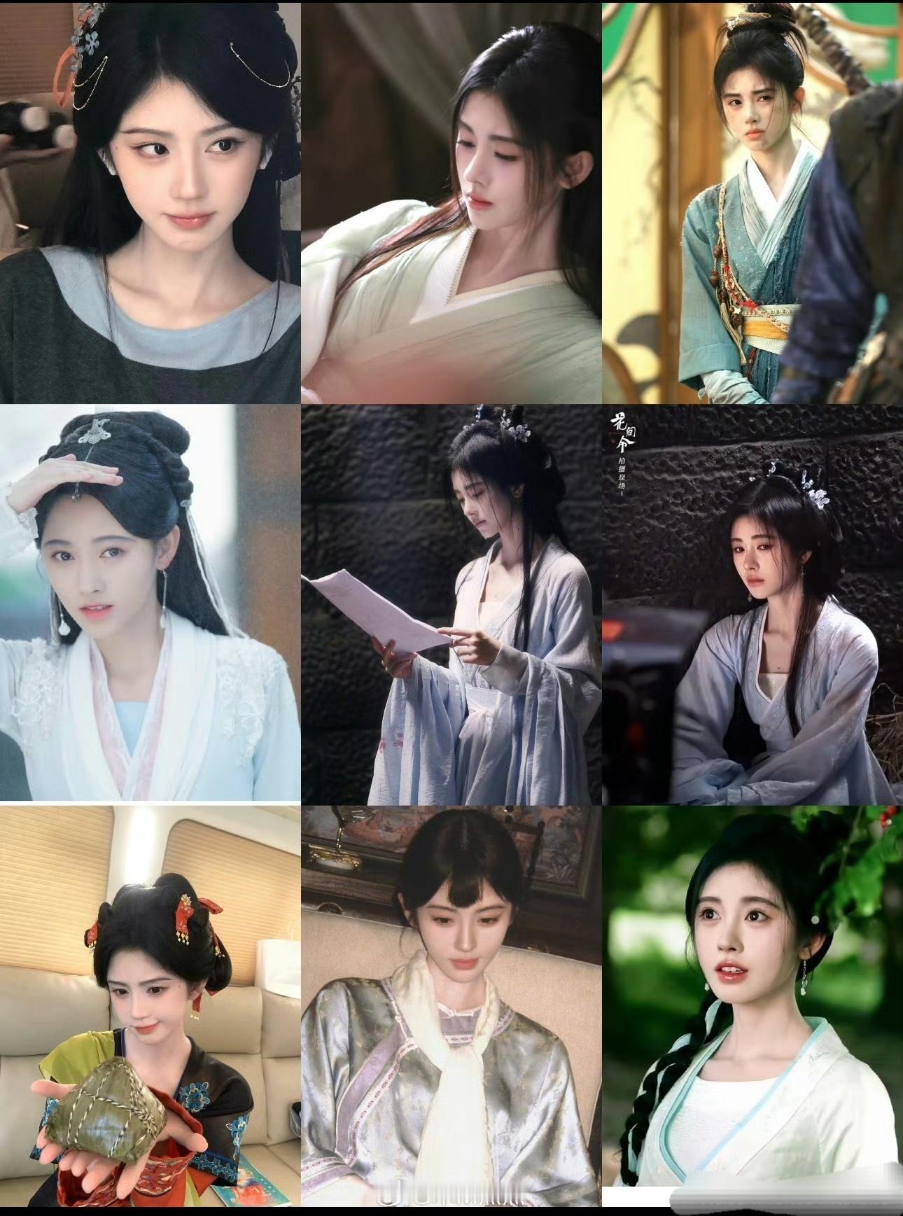 这么看她的妆造挺百变了，只是她的脸个性太明显 