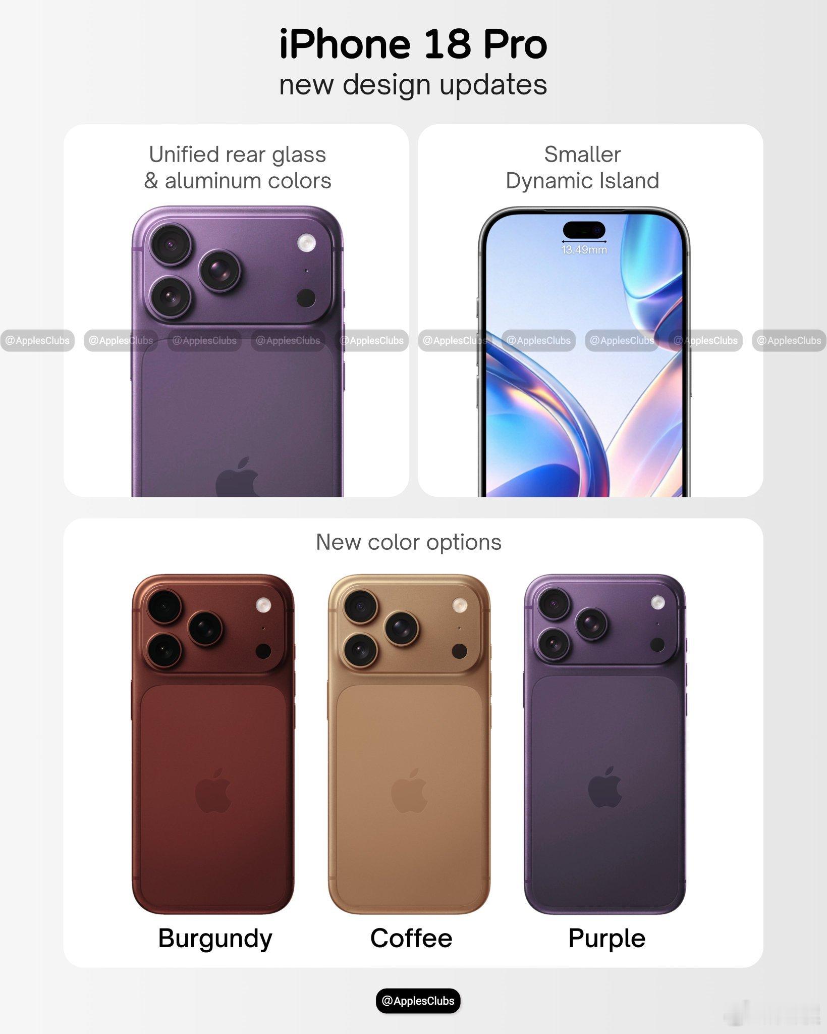 iPhone18Pro深红色如果是真的，那也是红色系首次登陆iPhone Pro