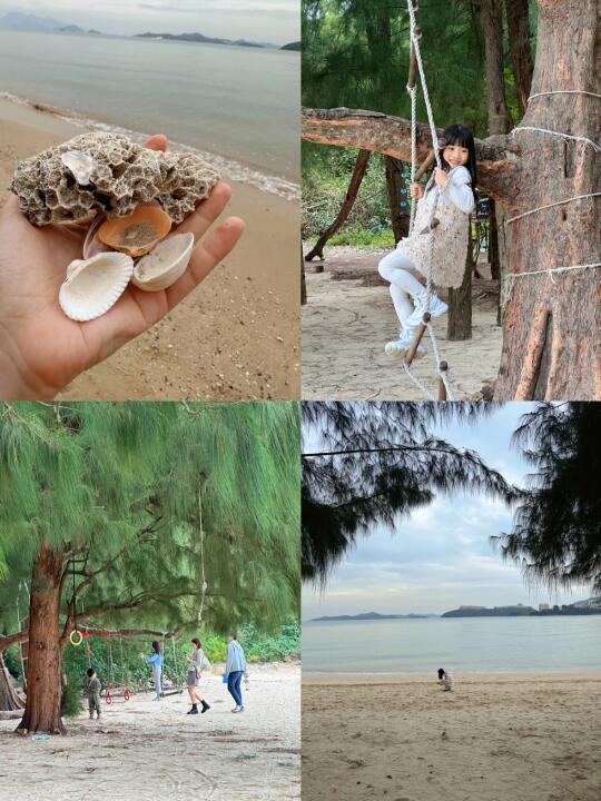 好喜欢香港这个露营地⛺️有山有海有河有树林