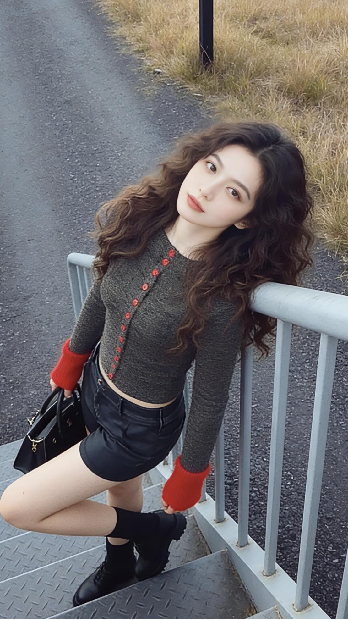 时尚穿搭 美出新高度 针织衫 内搭外穿都好看 女装穿搭