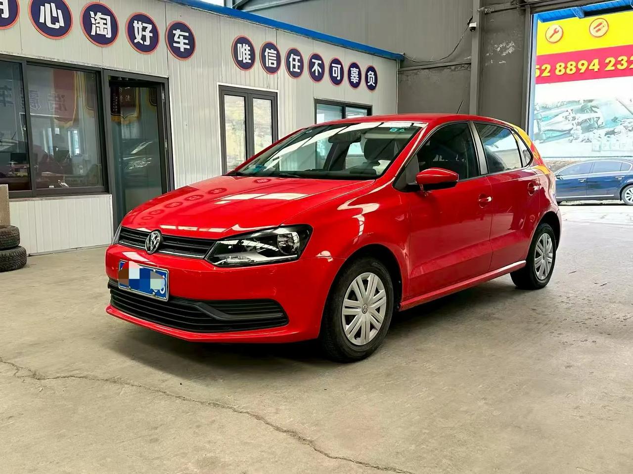 16年原车漆，手动1.4L大众polo，9万多公里，客户淘车迈锐宝XL，这个车出