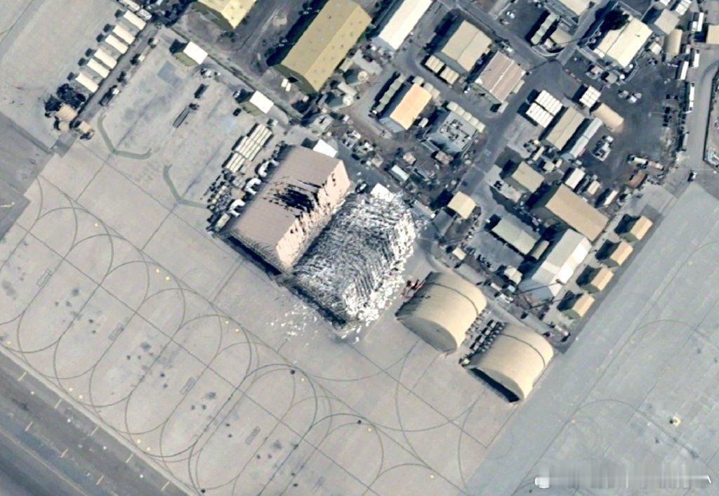 通过 SoarAtlas 获取的高分辨率卫星图像显示，在近期伊朗无人机和导弹袭击