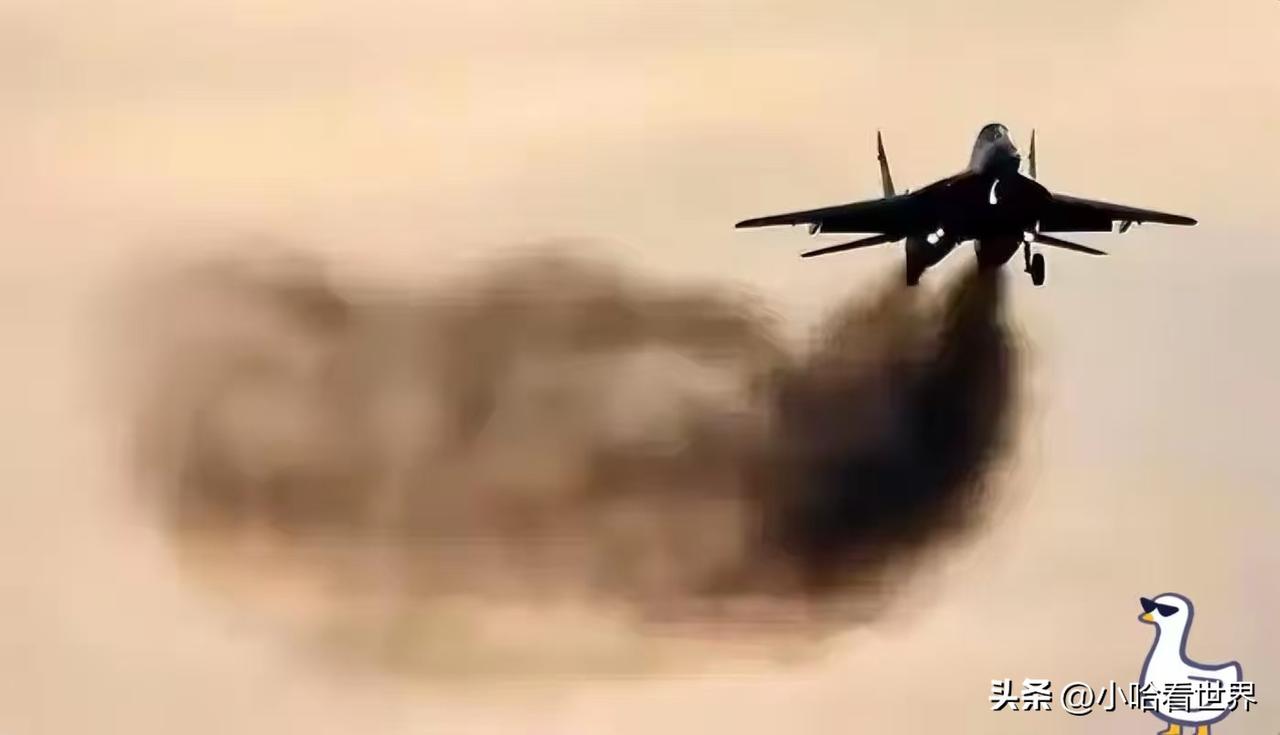 伊朗空军悲壮出击！
一架架老旧战机，拖着黑烟，轰鸣着升空了，在各国空军早已是迭代