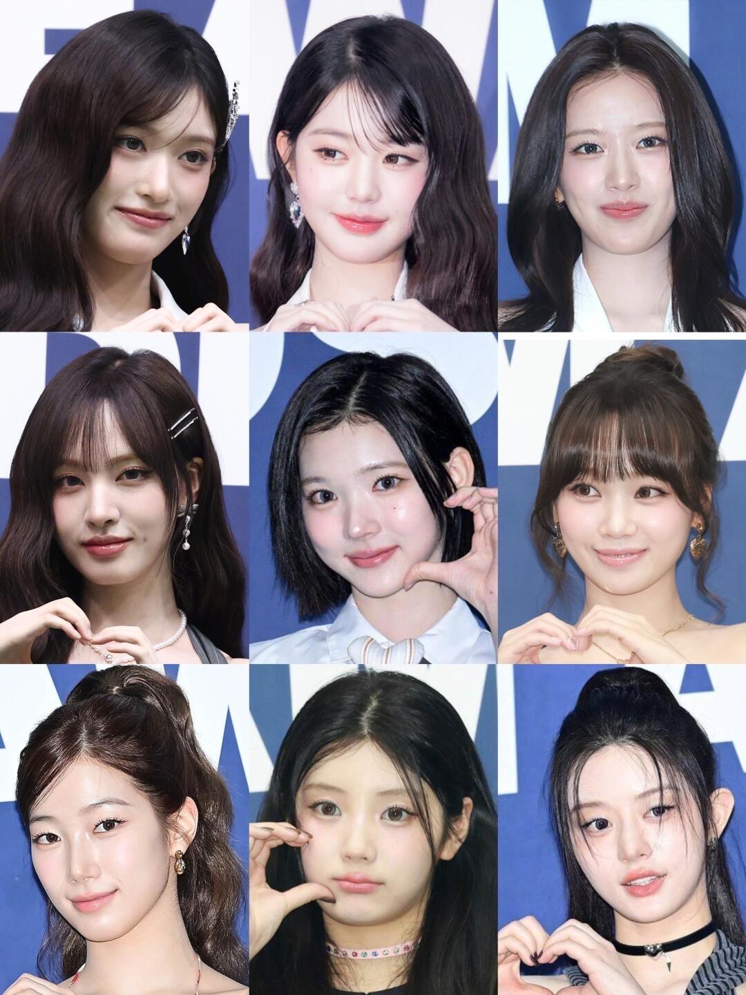女爱豆KWDA蓝毯怼脸生图 ​​​