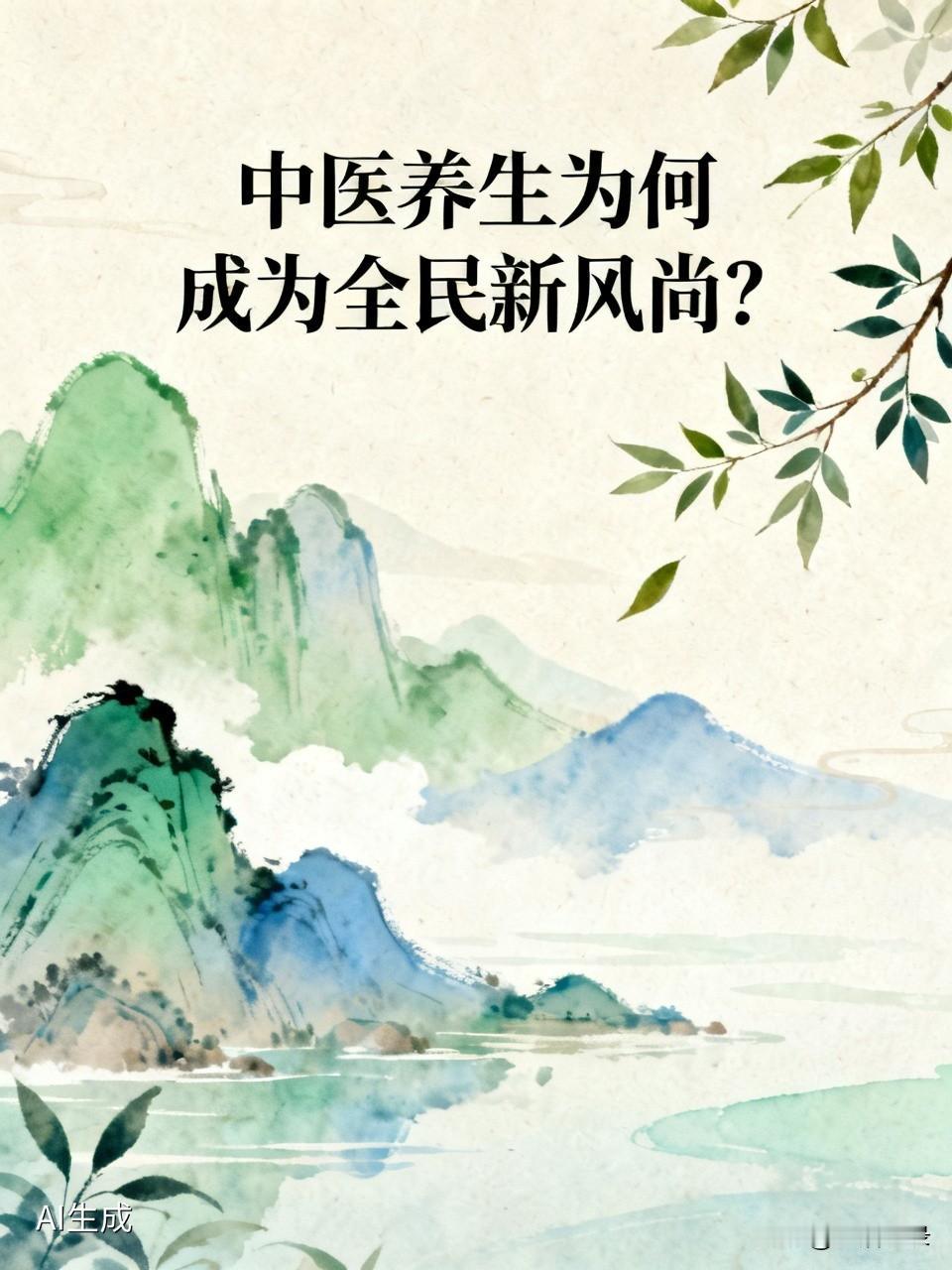 中医养生成全民新风尚，这背后原因可不少。现代人生活压力大，熬夜、饮食不规律成常态