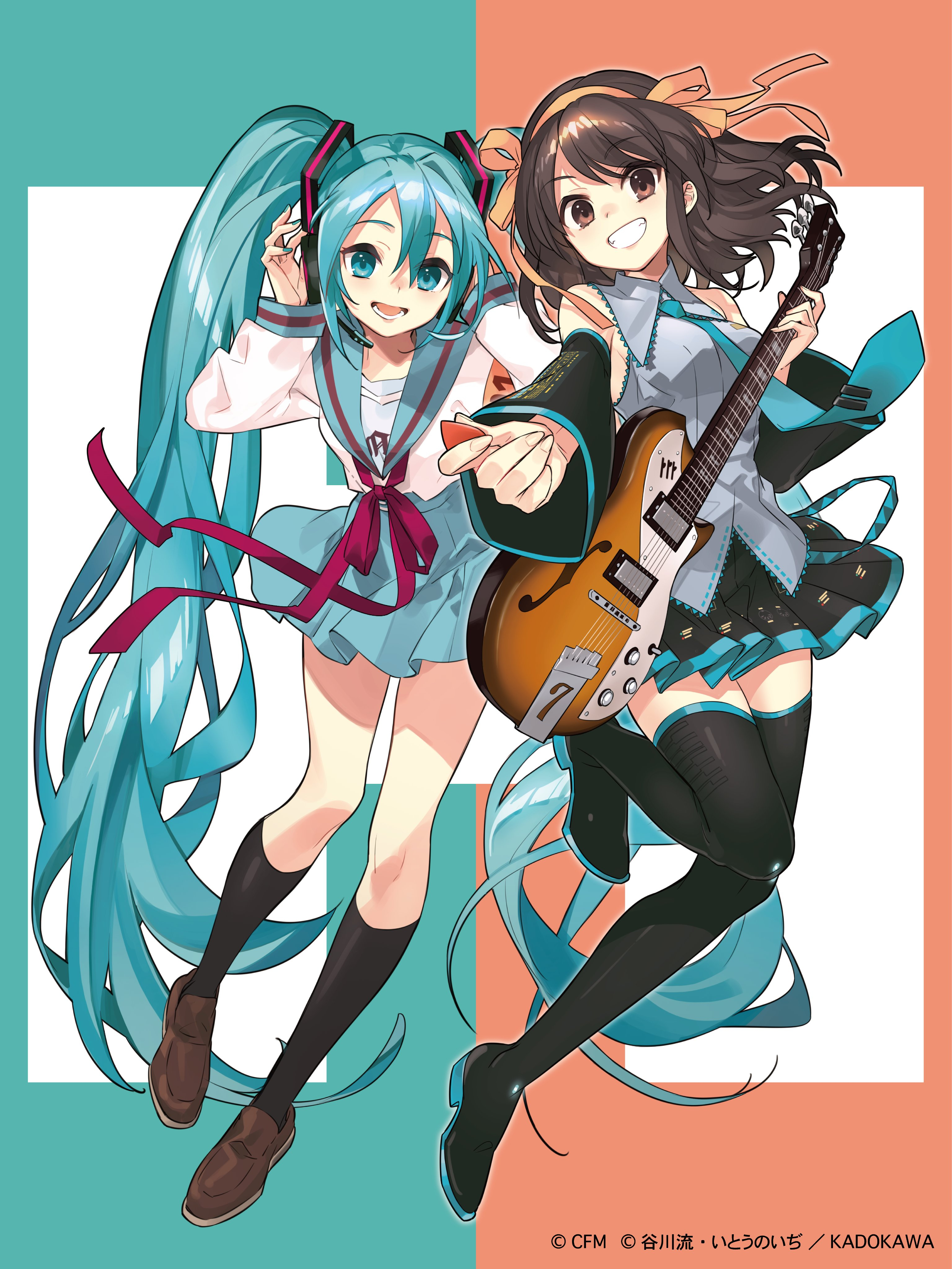 【壁姐姐的资讯箱】初音未来×凉宫春日特别联动开始，由《凉宫春日》小说系列插画师伊