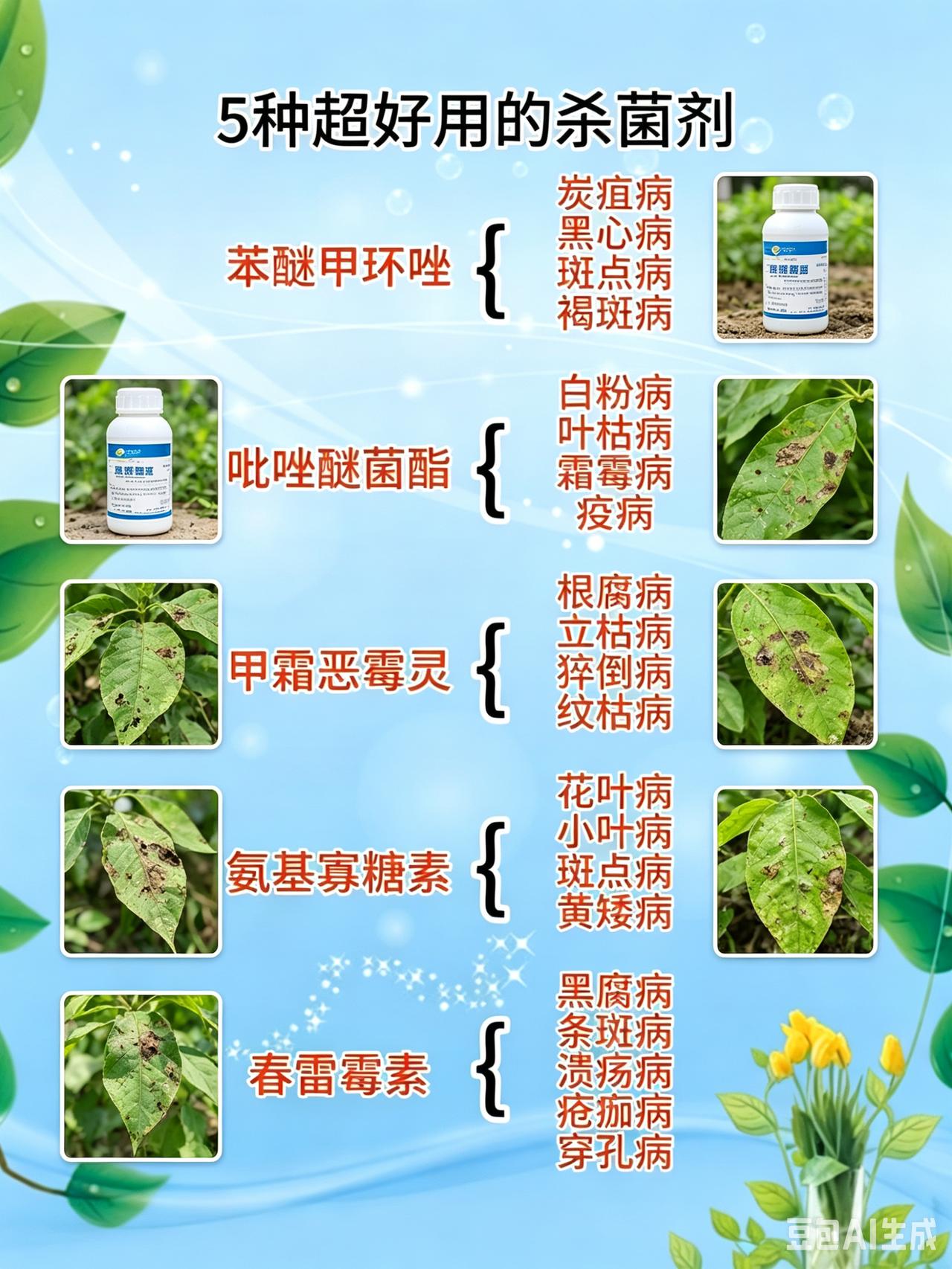 农业种植 病害防治 杀菌剂 农资经销