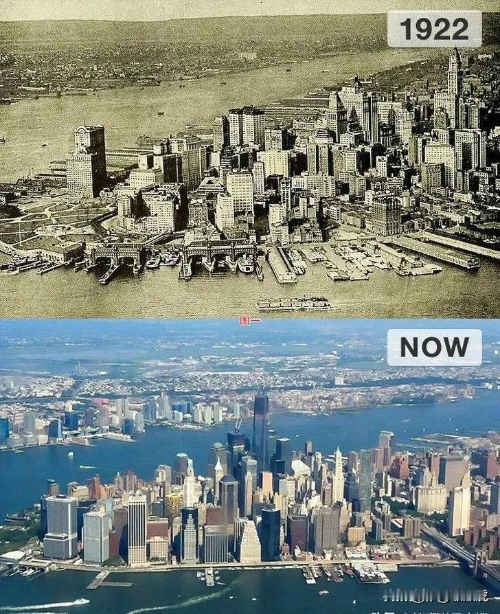 1922年的美国已然如此高楼耸立，可见近百年来的灯塔也不是白来的。
也更加深切感