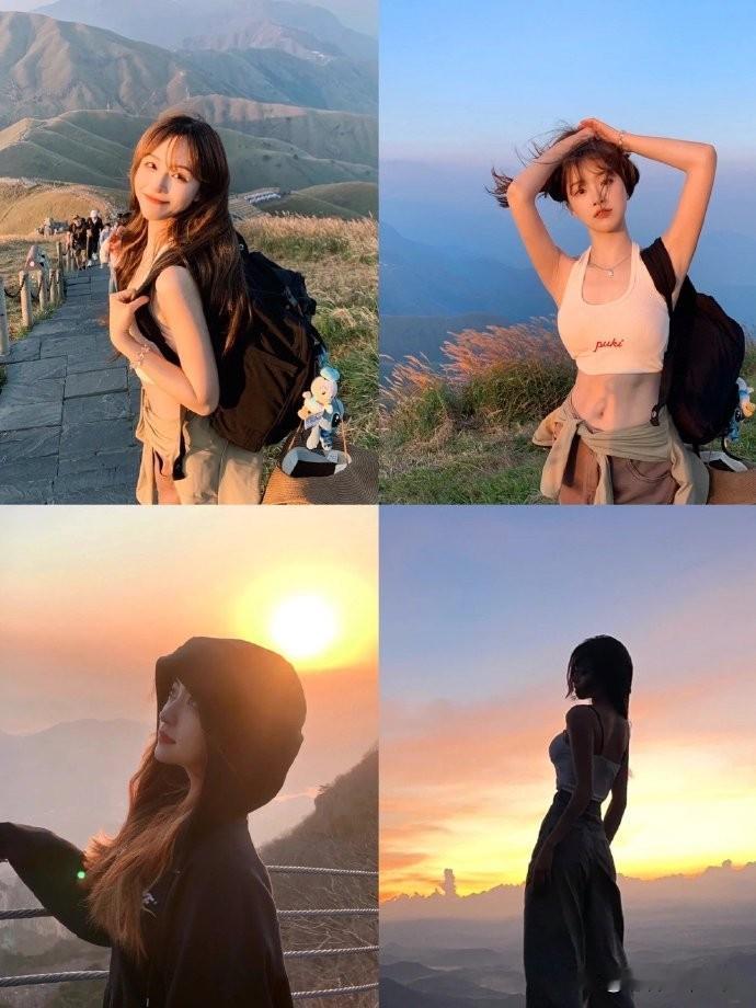 爬山拍照姿势｜自然出片不尴尬爬山徒步照 登山姿势大全 
登山拍照别只会比耶！侧身