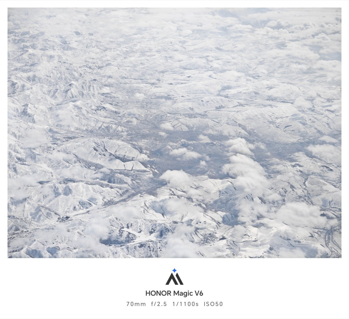 使用荣耀Magic V6拍的雪山，谁说折叠屏的影像不太行的。 