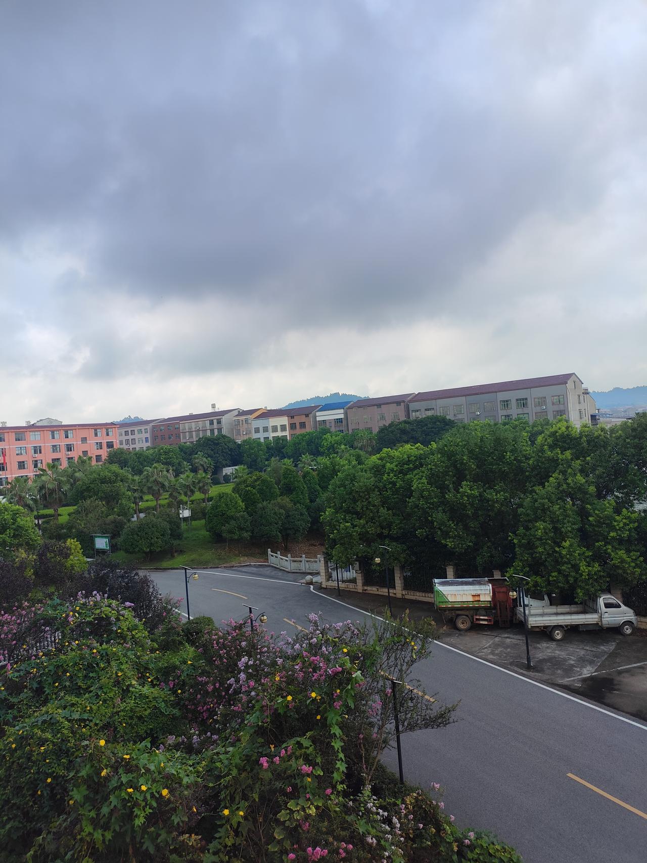 今天是8月23日，早晨，东方天空看上去有些乌云，你说:能下雨么？