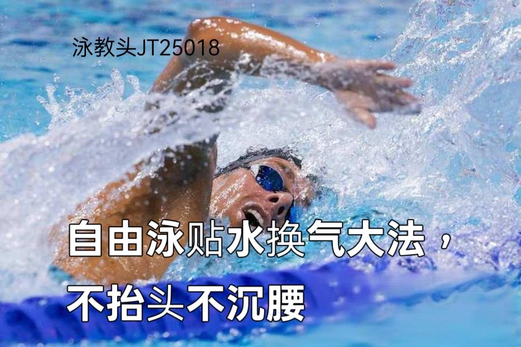 泳教头 | 泳讲堂：自由泳贴水换气大法，不抬头不沉腰
 
自由泳换气难，是绝大多