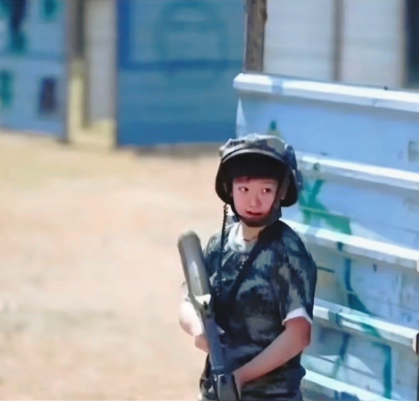 军训时期的“莎莎大王”孙颖莎昔日军训英姿