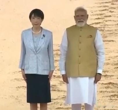 高市早苗和莫迪“兄妹”相称。印媒报道，7月1日至3日，日本首相高市早苗访印，印度