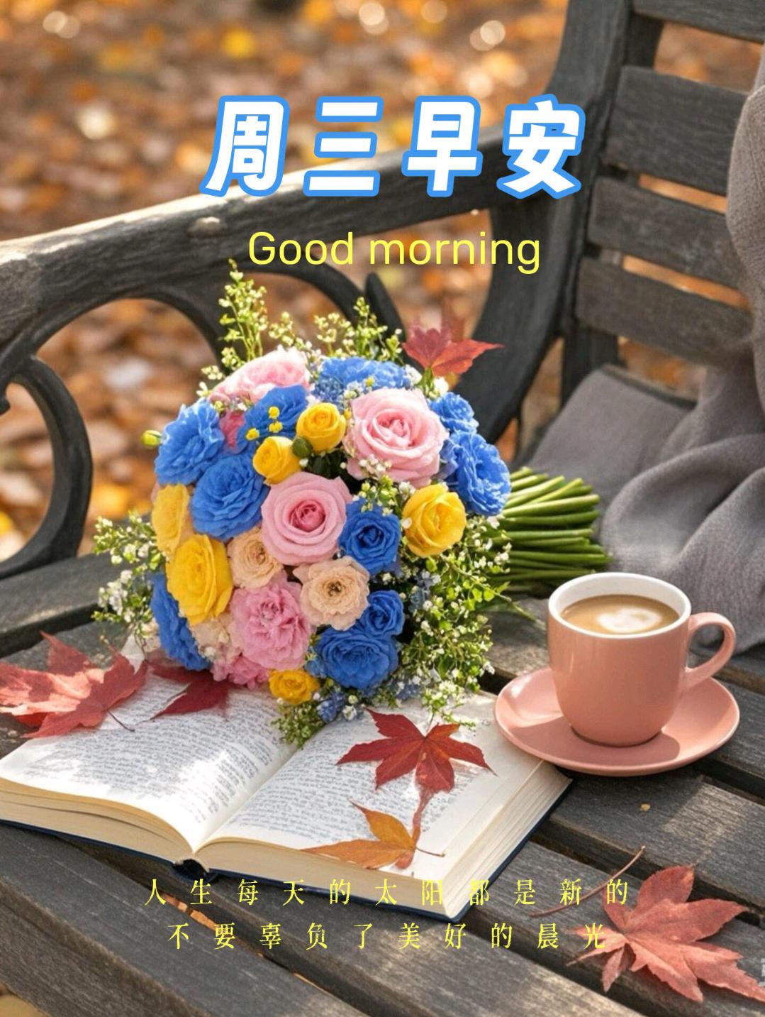 🌈🎈每个清晨都是新的开始，不必纠结昨天的遗憾，带着平和的心出发，愿你心中有爱