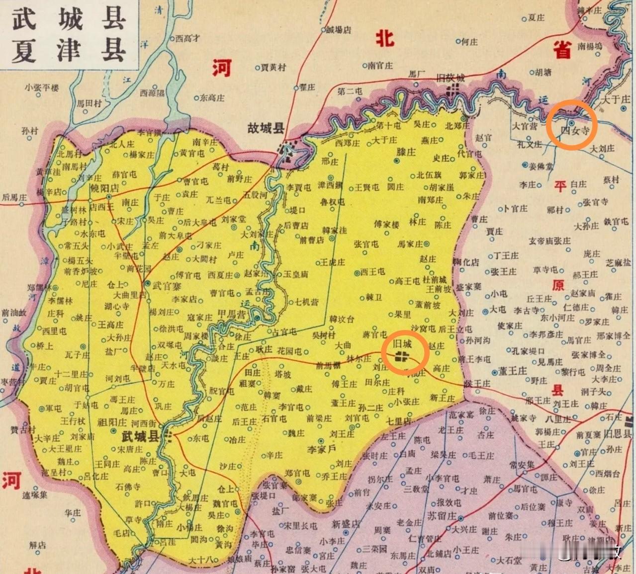 晚上开车去故城大运河历史街区游玩，沿着河堤走，最后停在了一个叫南甘泉村的地方。当