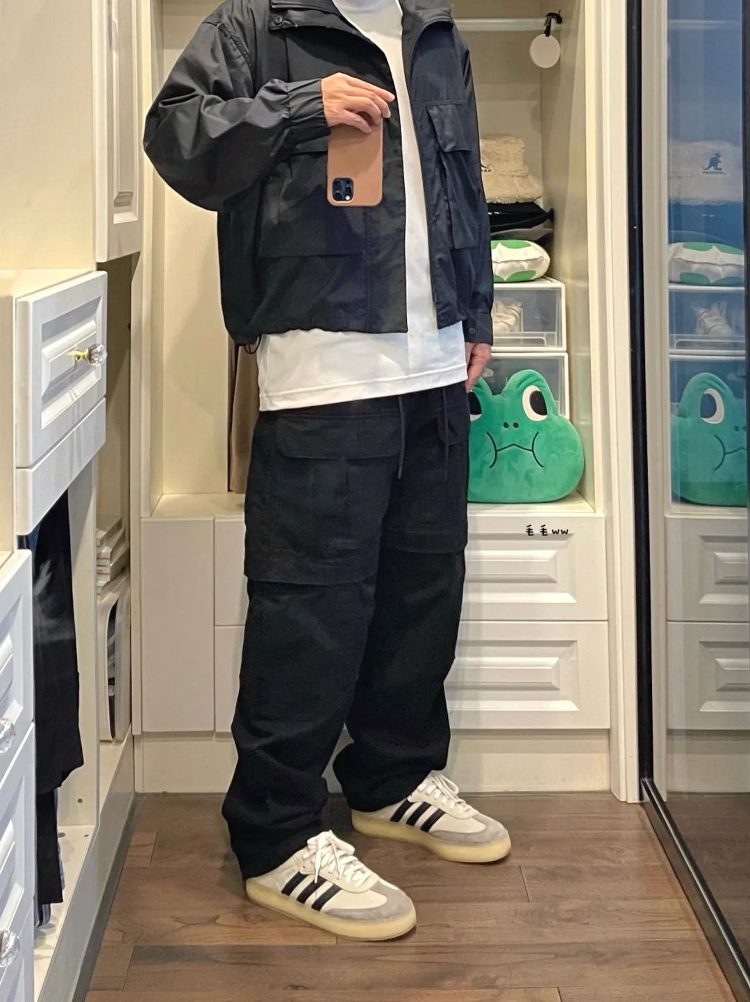 口袋工装｜samba穿搭