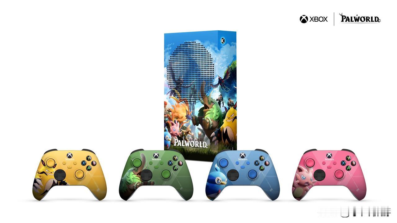 Xbox官方推出《幻兽帕鲁》联动款限定XSS主机和4款手柄，但不会对外出售，将作