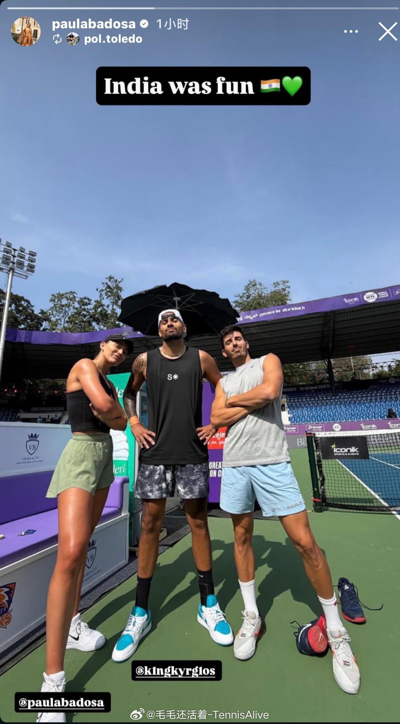 巴多萨和克耶高斯在印度训练。 