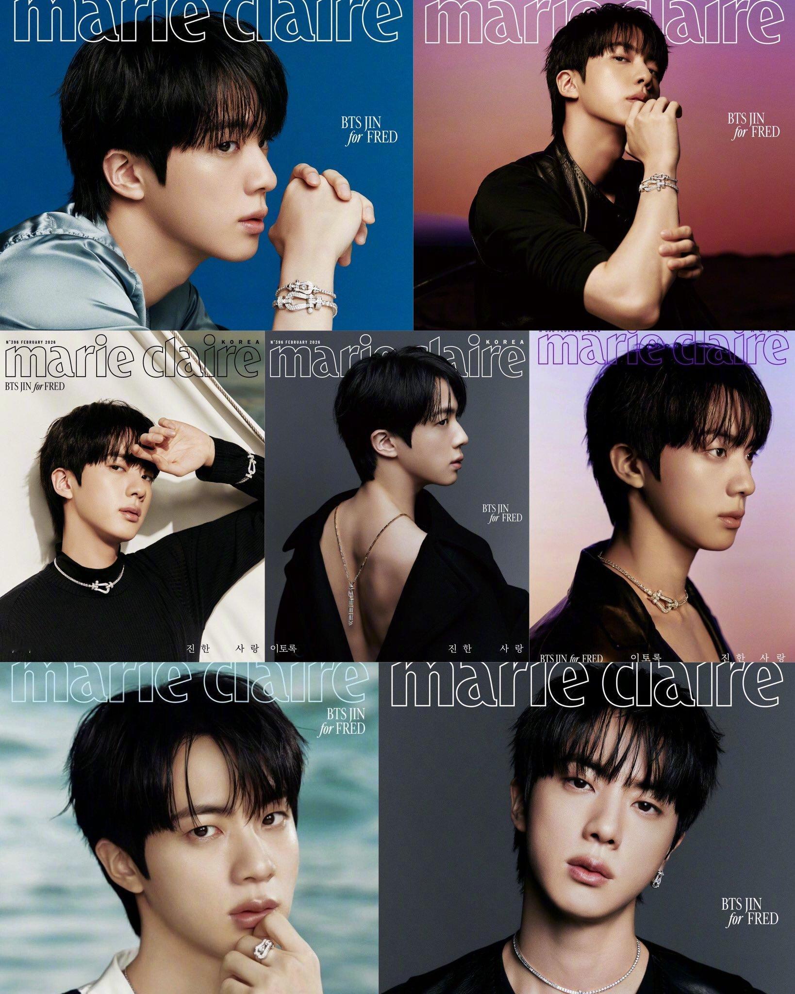 金泰亨×Marie Claire防弹少年团成员金泰亨（BTS's JIN）以FR
