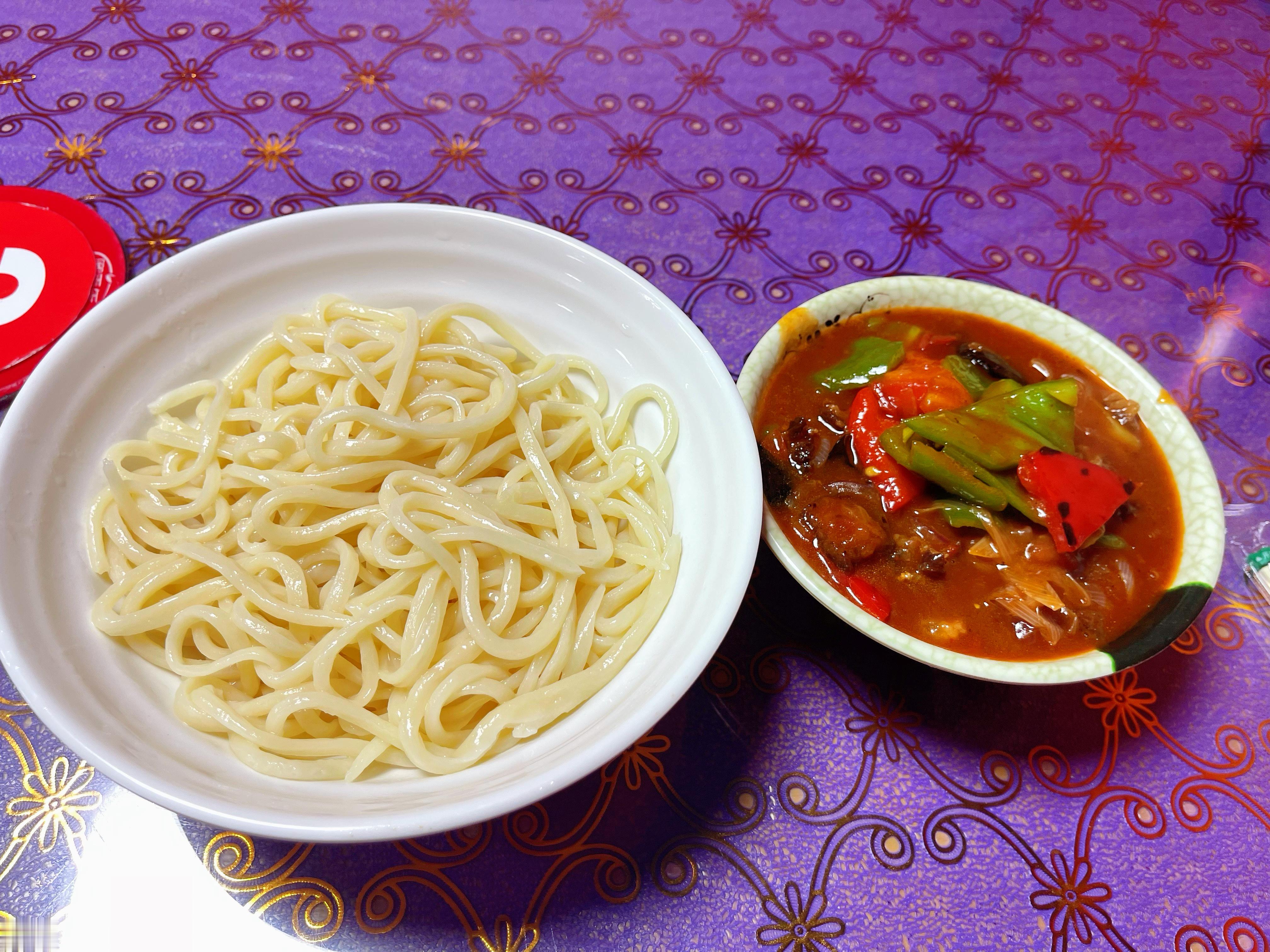 鬼肉（过油肉）拌面 