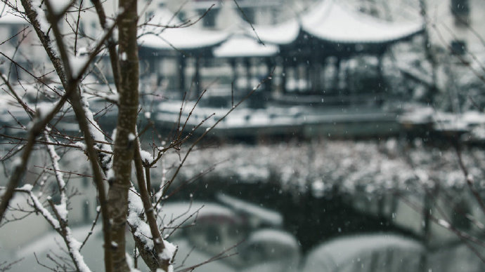 朱帘暮卷绮筵开，风雪纷纷入酒杯