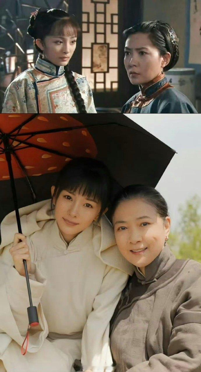 绣绣和娘十七年前就相遇了杨幂沈丹萍2008年就合作过 原来杨幂和沈丹萍在2008