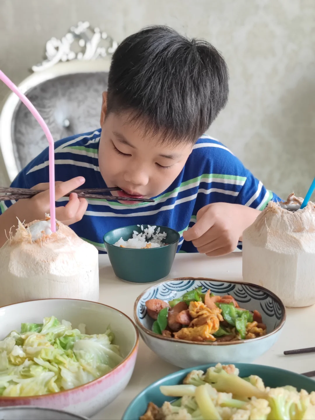 娃的午餐持续打卡记录中~