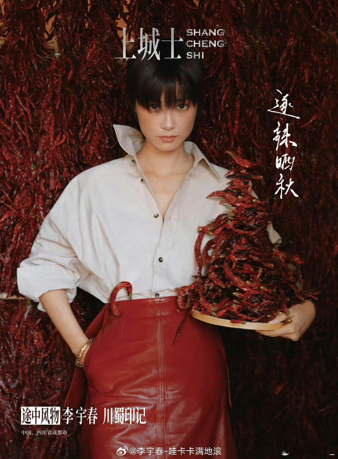 #李宇春上城士九月刊封面#李宇春这组大片真的太惊艳了！她的时尚感和表现力真的让人