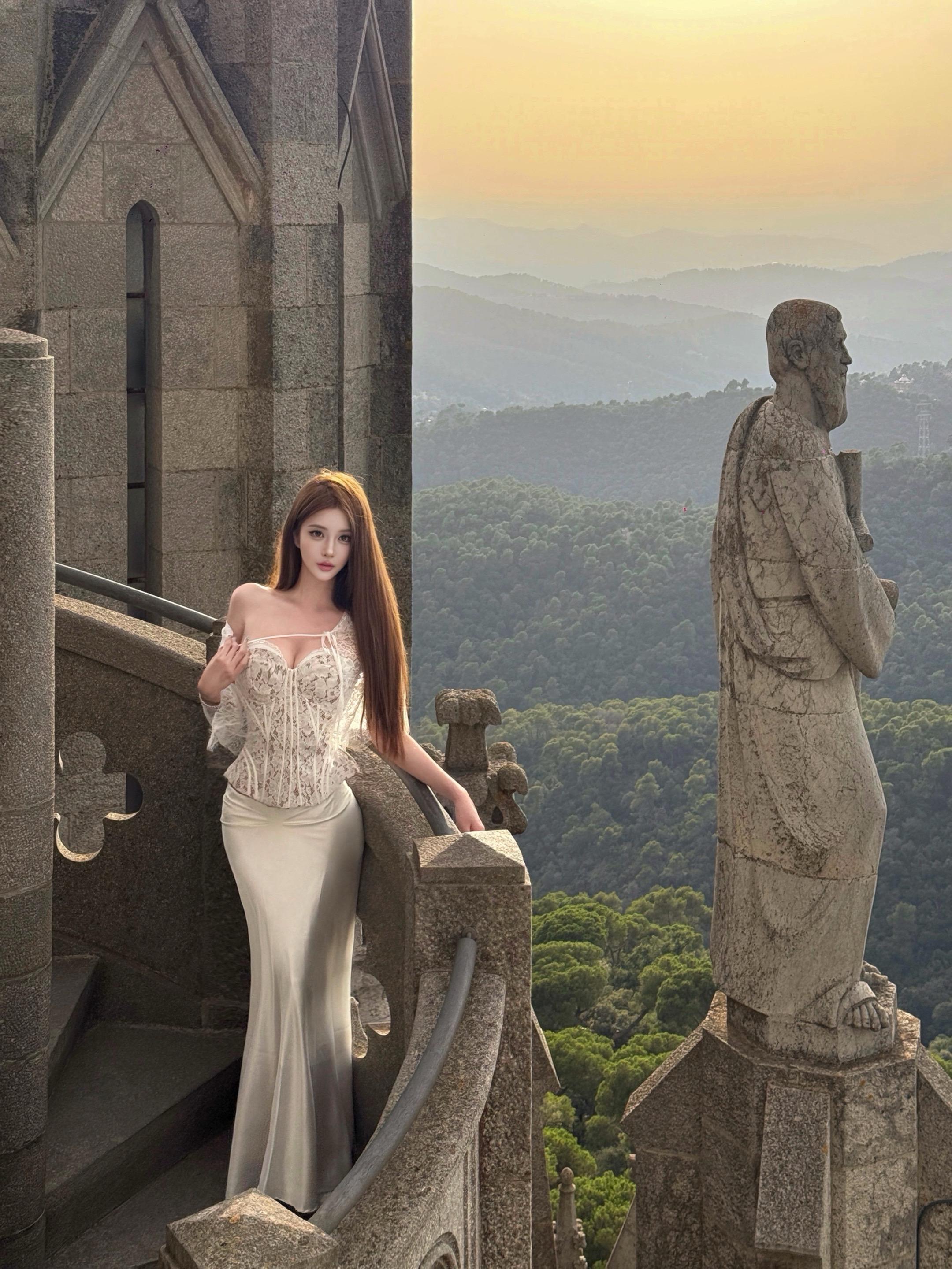 ⛪️日落余晖是神明的福音，温柔了我和你…