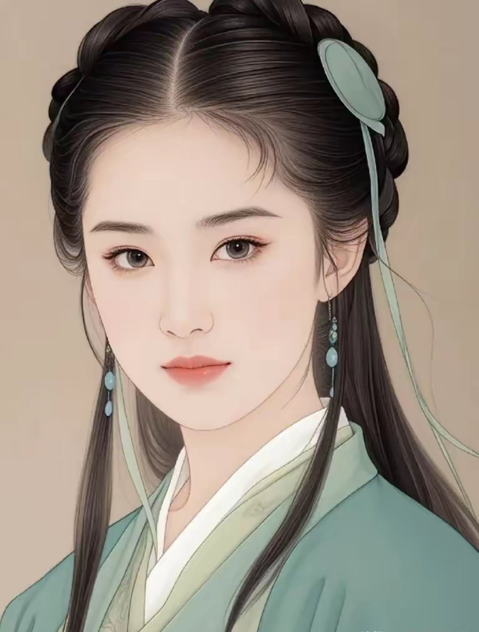 出水芙蓉貌若仙，彩铅画家笔下的刘亦菲，就像仙女一样灵气逼人 