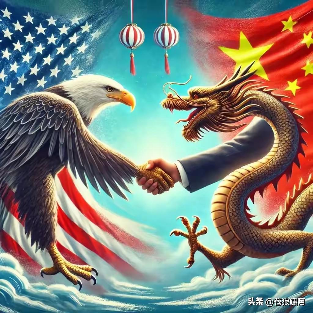 中美相隔千山万水，因此永远不是敌人！有理念分歧贸易摩擦很正常，但化解矛盾合作发展