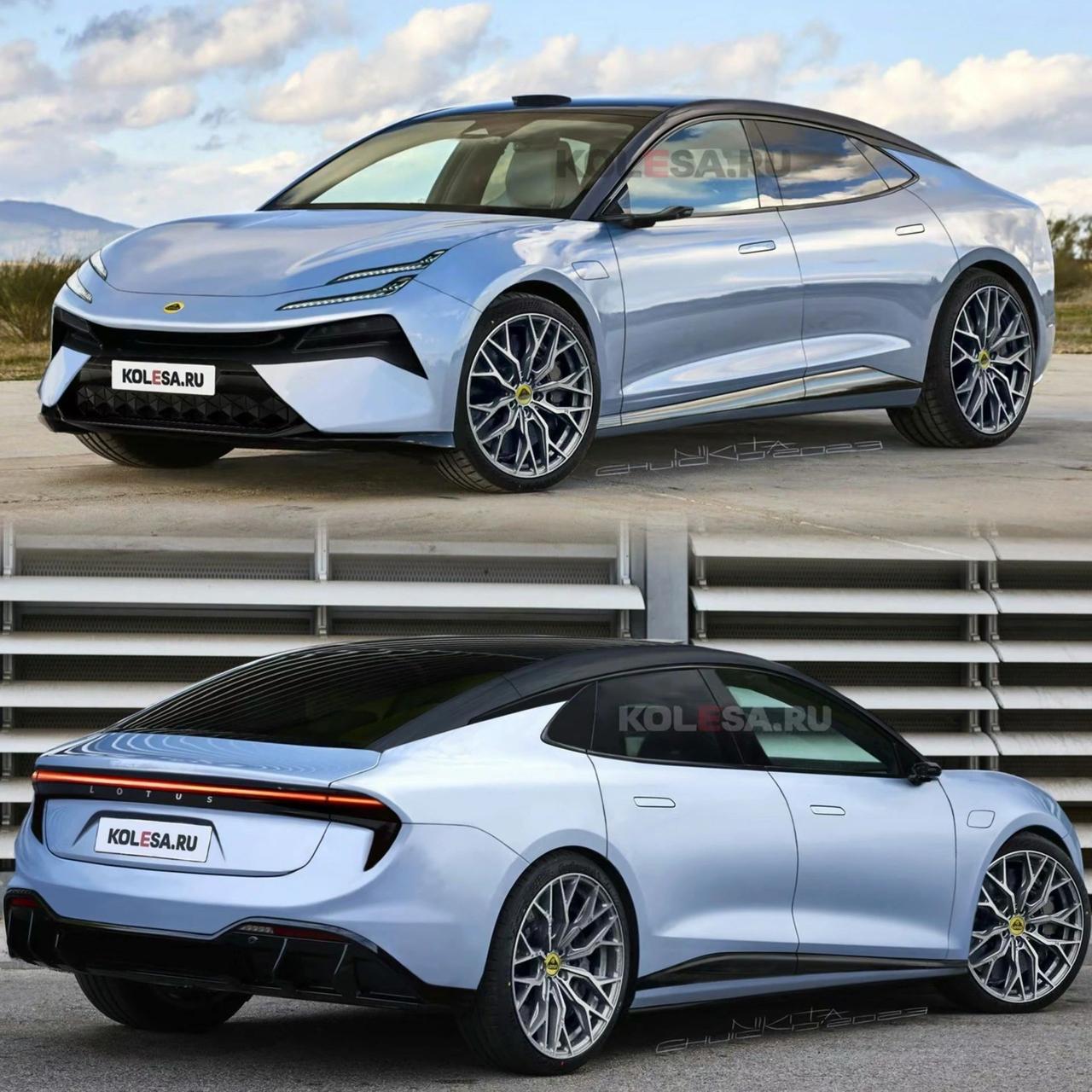 路特斯Envya电动轿车首发，百万级豪华轿车！
Lotus Envya 纯电四门