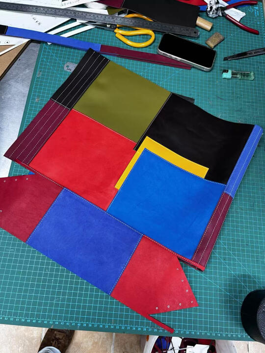🔴🟡🔵手工包也可以蒙德里安！